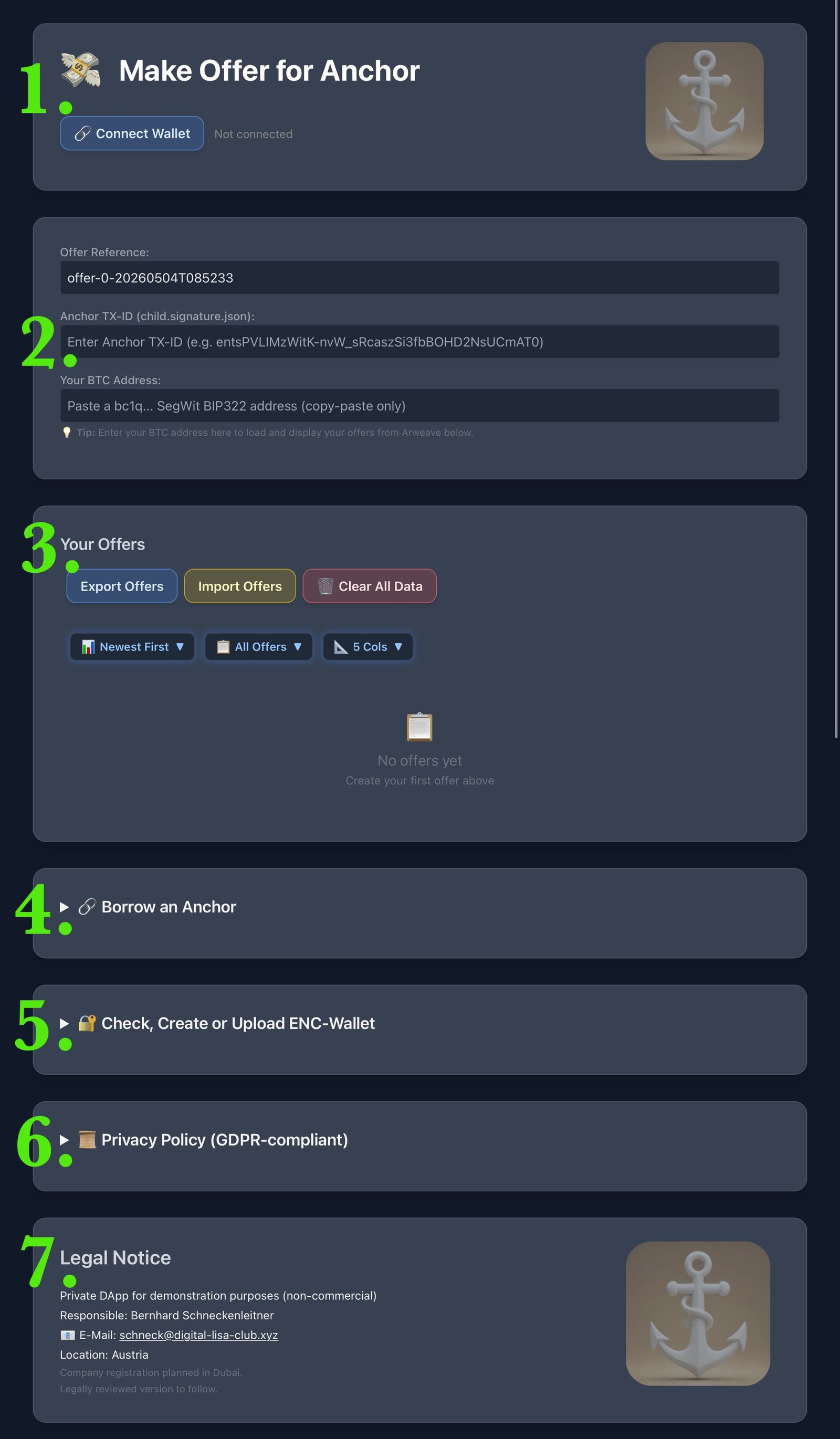 Make Offer UI Screenshot