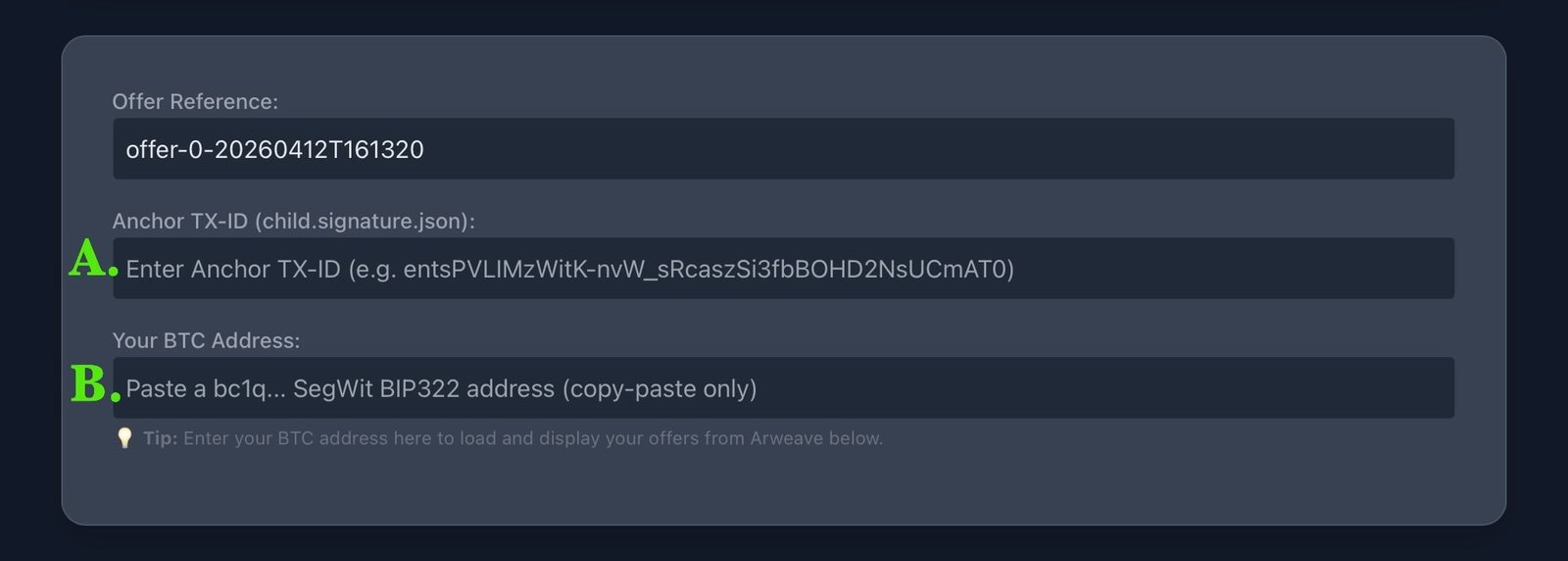 Offer Card Screenshot