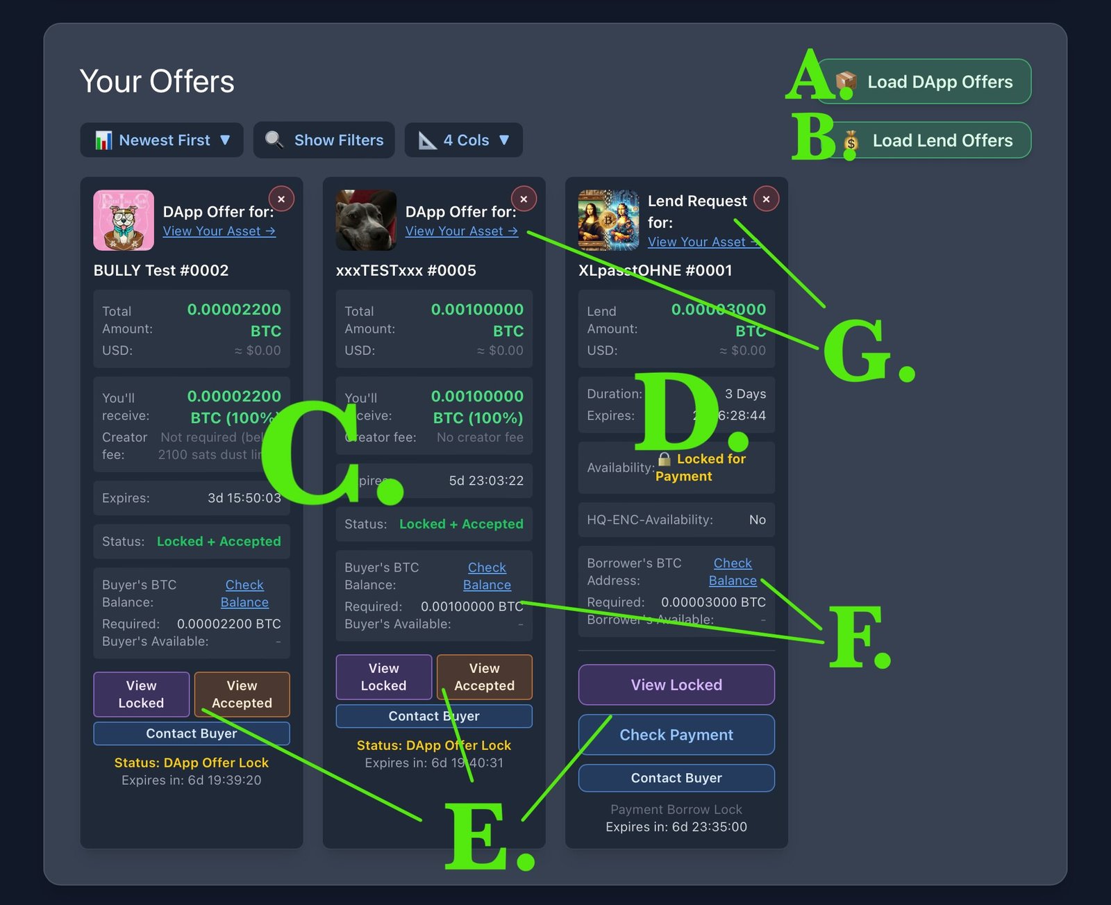 Your Offers Card Screenshot