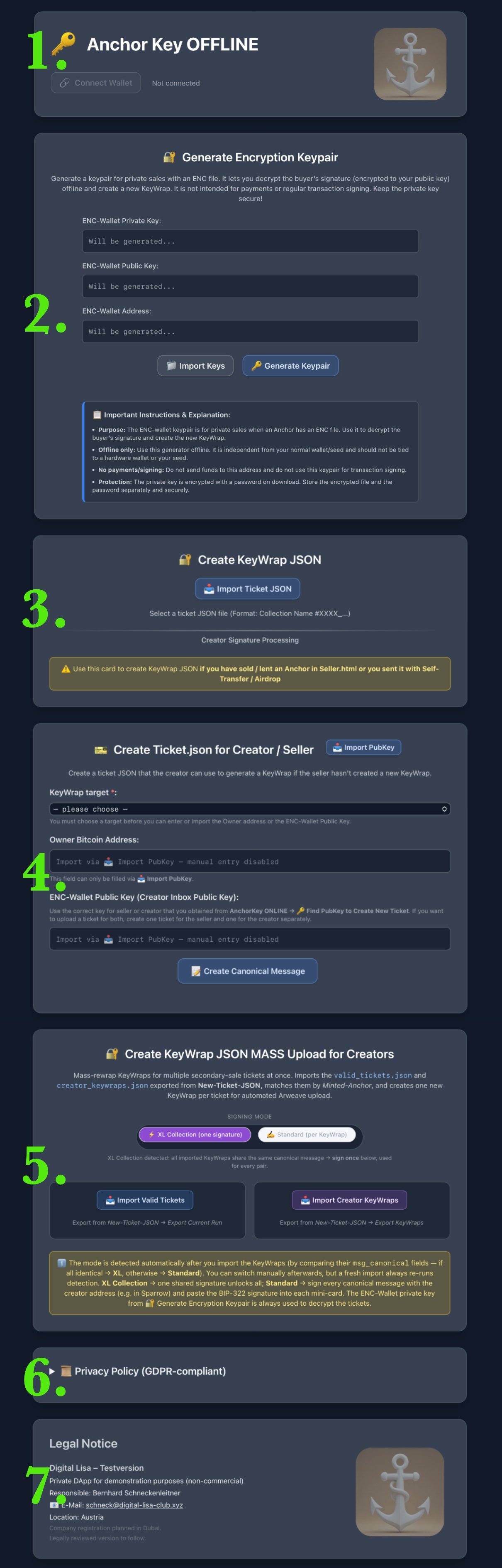 AnchorKey OFFLINE Screenshot