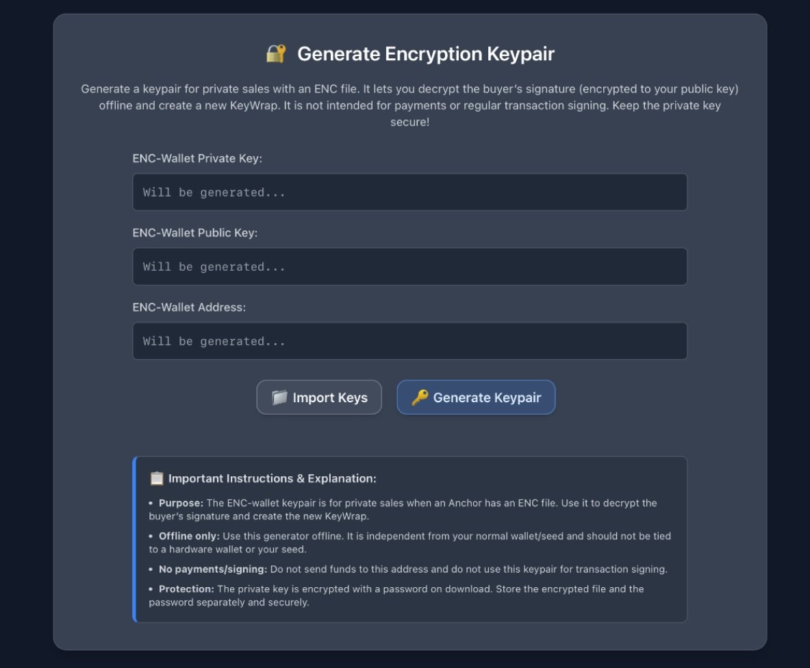Generate Encryption Keypair Screenshot