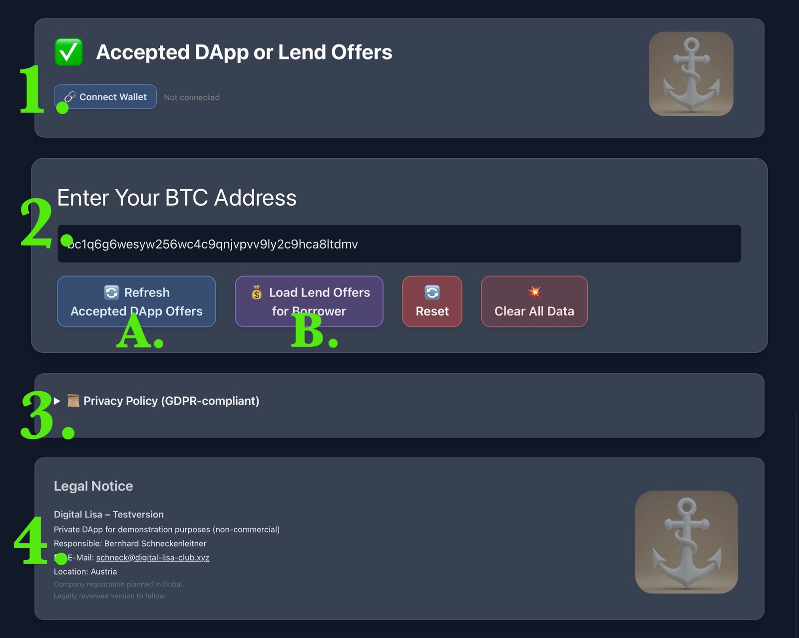 Accept Offers UI Screenshot